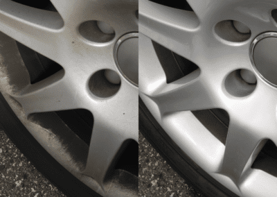 Wheel Before and after