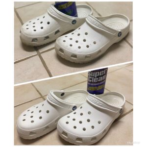 Crocs before and after super clean