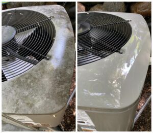 Air Conditioner before and after Super Clean