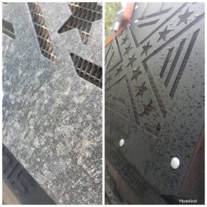 ATV before and after super clean