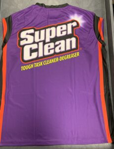 Super Clean jersey back with logo