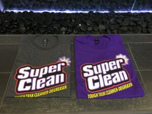 Gray and Purple Super Clean T-shirts