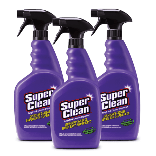 3 bottles of Super Clean