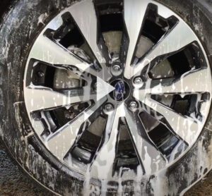 Wheel Cleaning with Super Clean
